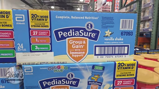 PediaSure OptiGRO Vanilla Kids Shake, 24 Count / 8 FL OZ