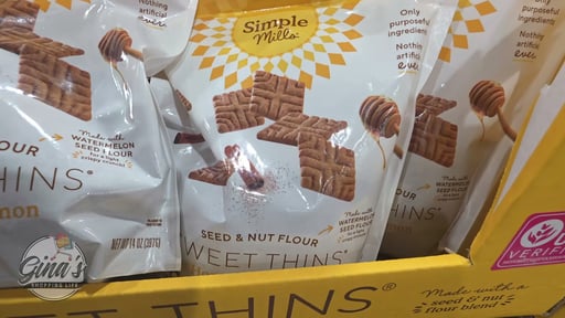 Simple Mills Honey Cinnamon Sweet Thins 14 oz