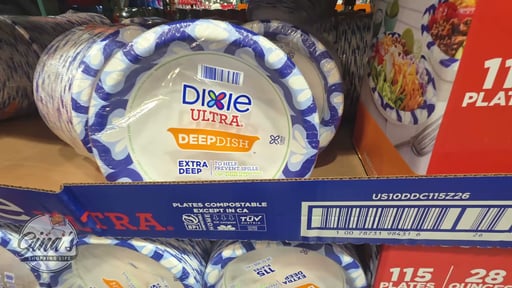 Dixie Deep Dish Paper Plate 9 3/5" / 115 CT