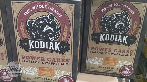 Kodiak Power Cakes Flapjack & Waffle Mix 3/24 Ounce Packages
