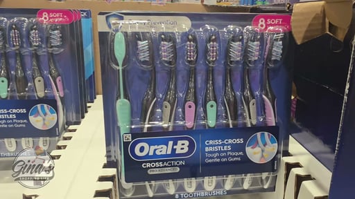 Oral-B CrossAction Advanced Toothbrush 8 Count