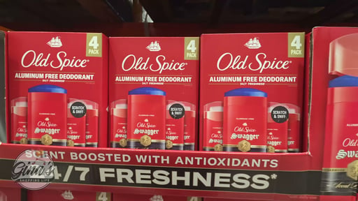 Old Spice Swagger Deodorant Aluminum Free 4-Pack, 3 oz