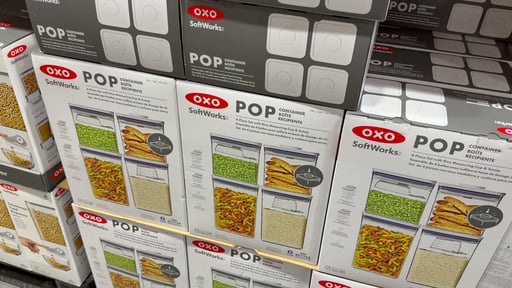 OXO SoftWorks 4-Piece POP Container Set with Cup and Scoop