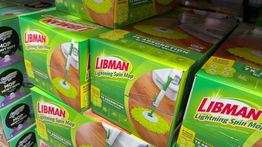 Libman Lightning Spin Mop System with 3 Refills