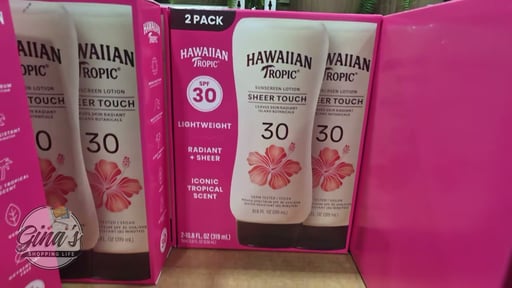 Hawaiian Tropic Sheer Touch Lotion Sunscreen SPF 30, 10.8 fl oz, 2-Pack