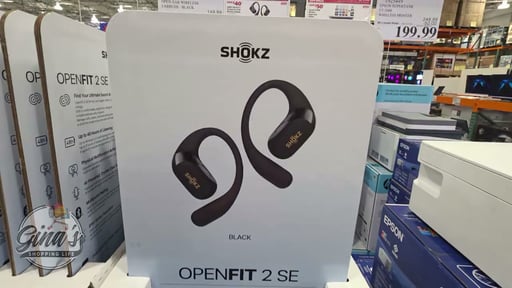Shokz OpenFit 2 SE Open-Ear True Wireless Earbuds - Black