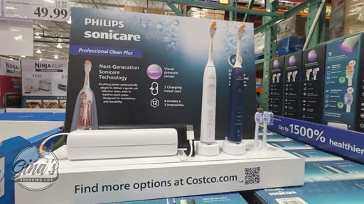 Philips Sonicare Professional Clean Plus Rechargeable Electric Toothbrush, 2-Pack