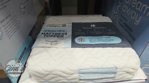 Serenity by Tempur-Pedic 3" Cooling Memory Foam Mattress Topper, King