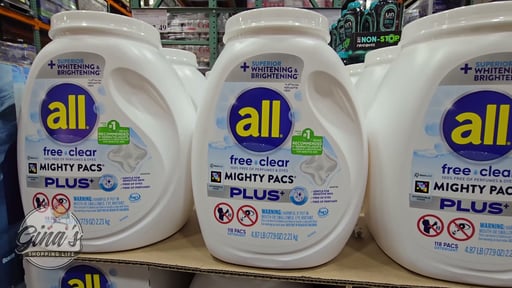 all Free & Clear Mighty Pacs Plus Laundry Pods, 118 CT