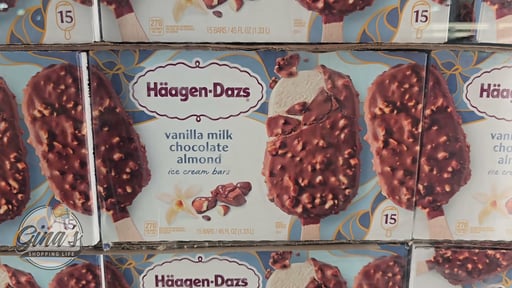 Häagen-Dazs Vanilla & Almond Bars 15/3 fl oz (1.40 Qts)