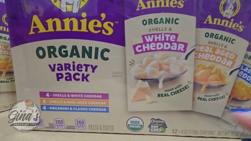 Annie's Organic Mac and Cheese Variety 12/6 oz