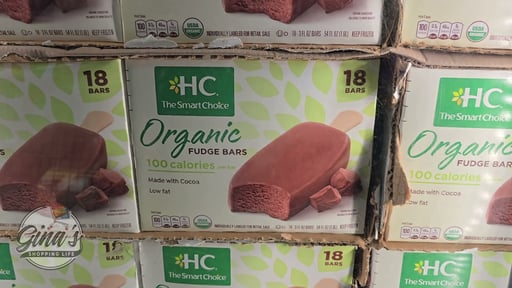 Healthy Choice Organic Fudge Bar 18 Count Box