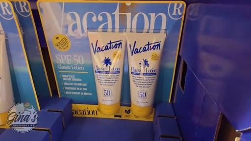 Vacation Classic Lotion SPF 50, 2-Pack of 6 fl oz Bottles with Air Freshener