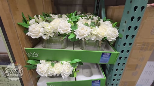 Nearly Natural Faux 10" Mixed Rose & Hydrangea Arrangement
