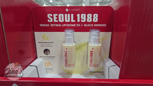 K-Secret Seoul 1988 Retinal Liposome 2% + Black Ginseng Serum, Duo Set, 2 x 1.69 fl oz