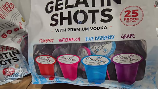 Shotty's Gelatin Shots Variety Pack 12.5% ABV USA 24/50ml