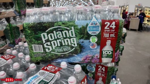 POLAND SPRING SPORT CAP SPRING WATER 24/23.7 OZ