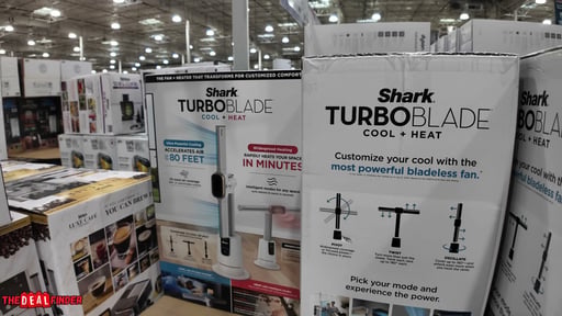 Shark TurboBlad Cool + Heat Ultra-Customizable Bladeless Tower Fan and Heater