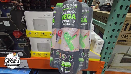 Evercare Ultra Sticky Mega Lint Roller 4-Pack, 10" Wide