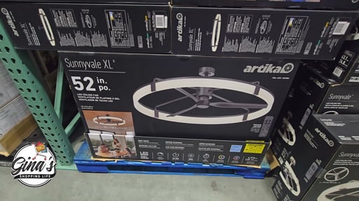 Artika Sunnyvale 52-in. Black Ceiling Fan with LED Light
