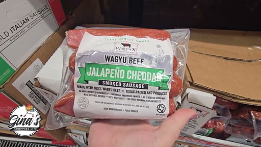 Wagyu-X Beef Jalapeño Cheese Smoked Sausage, 2 lb