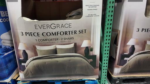 Evergrace 3-Piece King Size Waffle Comforter Set