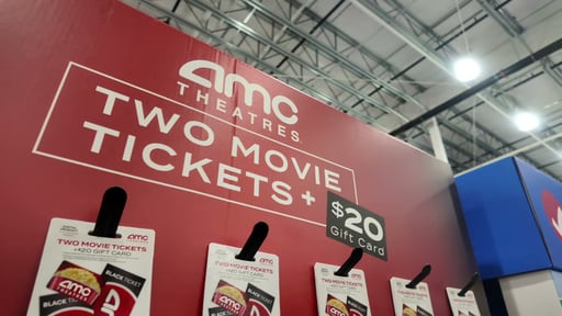 AMC Theatres Two Movie Tickets + $20 Gift Card