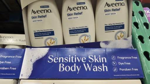 Aveeno Skin Relief Body Wash, 18 fl oz, 3-Pack