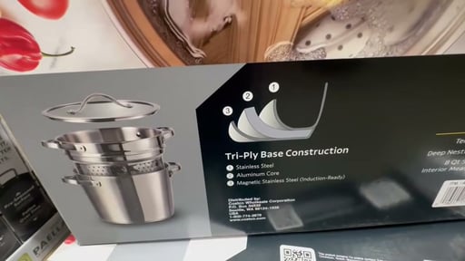 Tramontina Stainless Steel 8-Quart Multi-Cooker with Pasta Insert