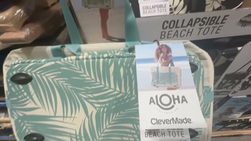 Aloha X CleverMade Collapsible Beach Tote