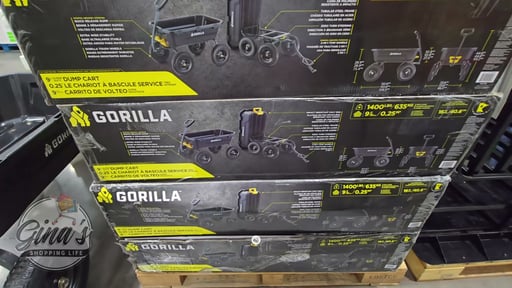 Gorilla 9 cu ft Dump Cart