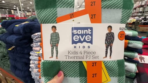 St. Eve Kids' Thermal PJ Set