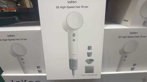 Laifen SE Hair Dryer with Travel Bag - White