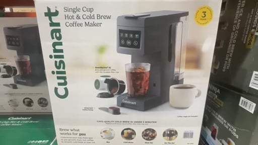 Cuisinart Single Cup Hot and Cold Brew Coffee Maker