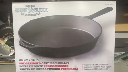 Tabletops United 15" Cast Iron Skillet