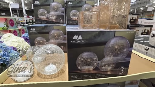 Evergreen LED Cubes / Spheres (3-Pack)