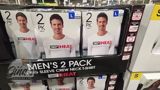 32 Degrees Men's Heat Tee 2-Pack