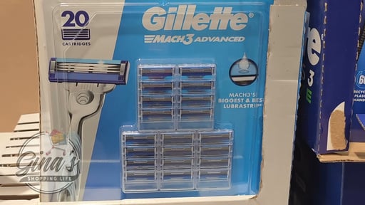 Gillette Mach3 Advanced Cartridges (20 Count)