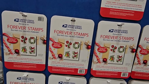 USPS First-Class Holiday Forever Stamps, 5 Books of 20 Stamps