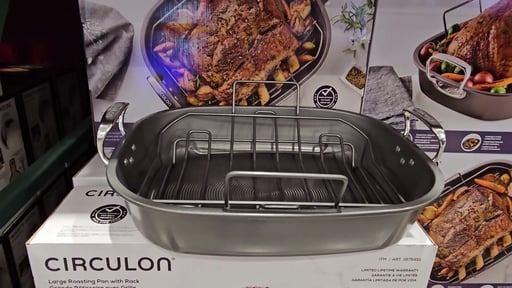 Circulon Oval Roaster with Rack 18" x 15"