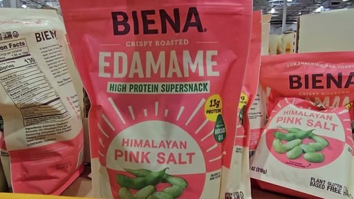 Biena Roasted Edamame Himalayan Salt 18 oz (1.125 lbs)
