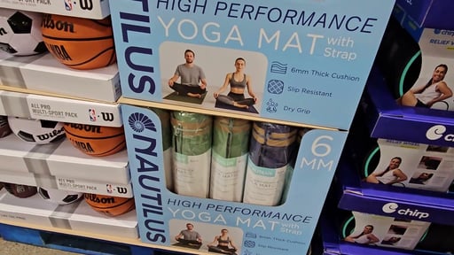 Nautilus Yoga Mat with Strap