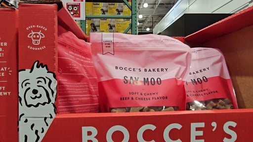 Bocce's Bakery Say Moo Dog Treats, Beef & Cheddar, 32 oz