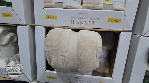 Berkshire Herringbone King Bed Blanket