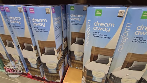 Novaform DreamAway 8" Gel Memory Foam Full Mattress