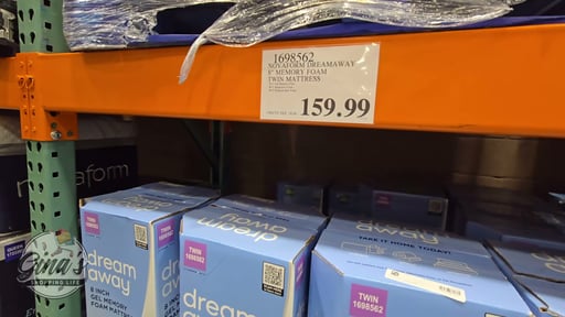 Novaform DreamAway 8" Gel Memory Foam Twin Mattress