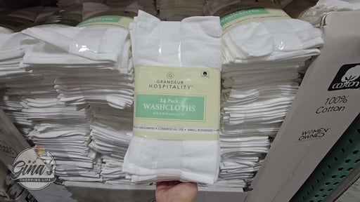 Grandeur Hospitality Washcloth 24 Pack 13in x 13in