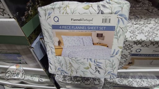 Portuguese Flannel Sheet Set 4-Piece Queen