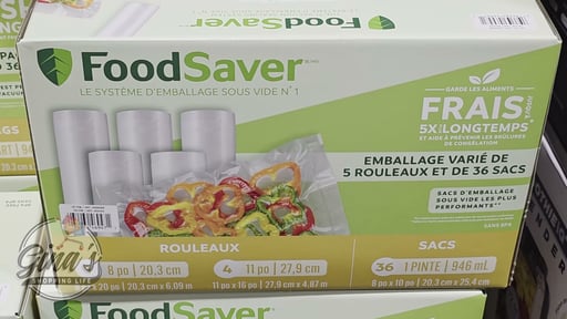 FoodSaver Variety Pack Rolls and Bags, 5 Rolls and 36 Bags
