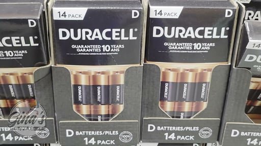 Duracell Power Boost Alkaline "D" Batteries 14pk